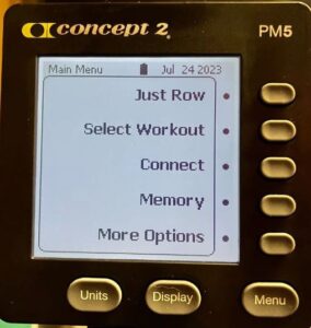 Concept2 RowErg Indoor Rowing Machine - PM5 Monitor